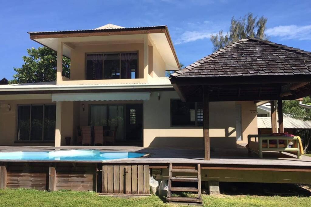 Moorea Temae Villa Walking Dist Beach And Golf 外观 照片